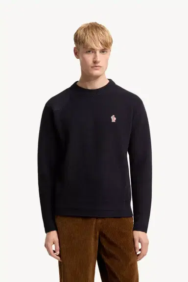 Moncler Grenoble Logo Wool Sweater | Thumbnail 5 Moncler Grenoble Logo Wool Sweater | Thumbnail 5