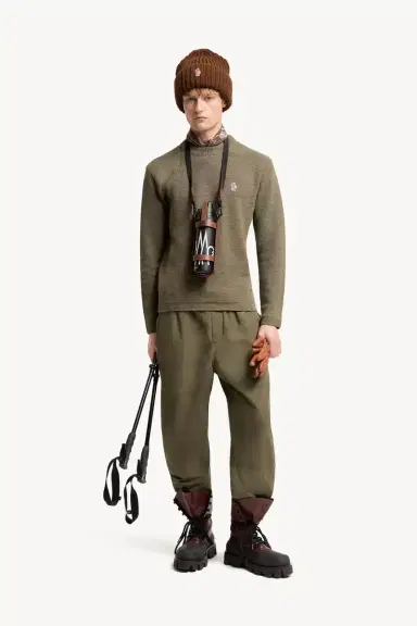 Moncler Grenoble Logo Wool Sweater | Thumbnail 3 Moncler Grenoble Logo Wool Sweater | Thumbnail 3