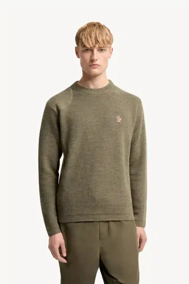 Moncler Grenoble Logo Wool Sweater | Thumbnail 5 Moncler Grenoble Logo Wool Sweater | Thumbnail 5