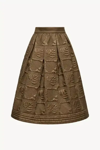 Moncler Grenoble Leaf-quilted Padded A-line Skirt | Thumbnail 2 Moncler Grenoble Leaf-quilted Padded A-line Skirt | Thumbnail 2