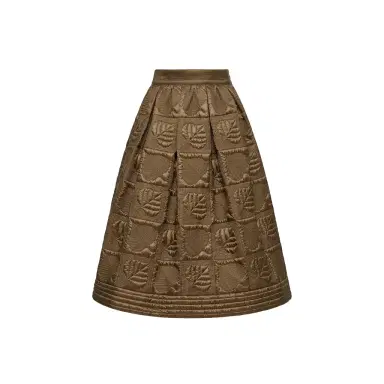 Moncler Grenoble Leaf-quilted Padded A-line Skirt | Thumbnail 1 Moncler Grenoble Leaf-quilted Padded A-line Skirt | Thumbnail 1