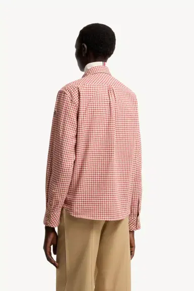 Moncler Grenoble Check Cotton Long Sleeve Shirt | Thumbnail 6 Moncler Grenoble Check Cotton Long Sleeve Shirt | Thumbnail 6