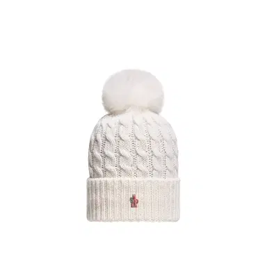 Moncler Grenoble Wool Beanie With Pom Pom | Thumbnail 1 Moncler Grenoble Wool Beanie With Pom Pom | Thumbnail 1