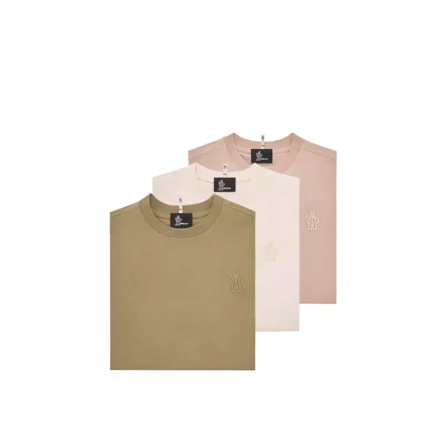 Logo Patch Cotton Blend T-shirt (three Pack) Logo Patch Cotton Blend T-shirt (three Pack)
