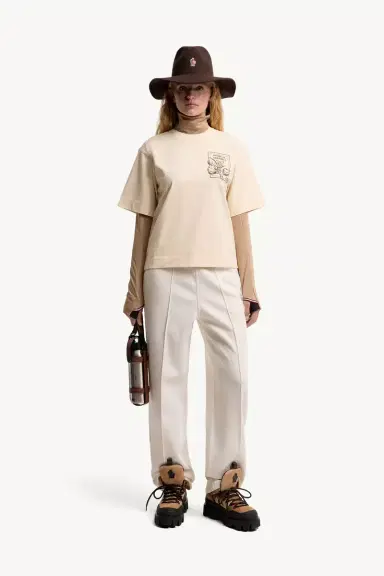Moncler Grenoble Flower Print Cotton Blend T-shirt | Thumbnail 3 Moncler Grenoble Flower Print Cotton Blend T-shirt | Thumbnail 3