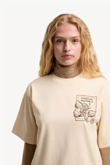 Moncler Grenoble Flower Print Cotton Blend T-shirt | Thumbnail 7 Moncler Grenoble Flower Print Cotton Blend T-shirt | Thumbnail 7