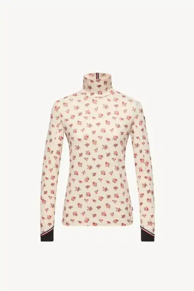 Moncler Grenoble Floral Print Turtleneck | Thumbnail 2 Moncler Grenoble Floral Print Turtleneck | Thumbnail 2