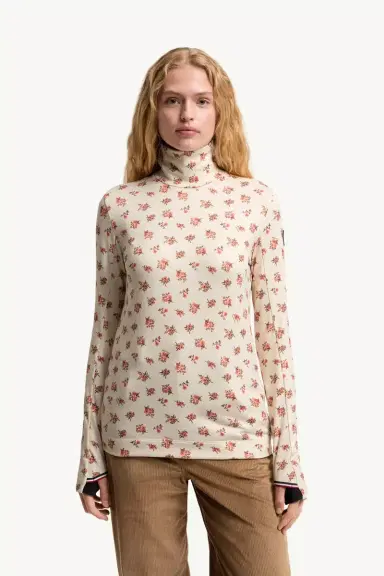 Moncler Grenoble Floral Print Turtleneck | Thumbnail 5 Moncler Grenoble Floral Print Turtleneck | Thumbnail 5