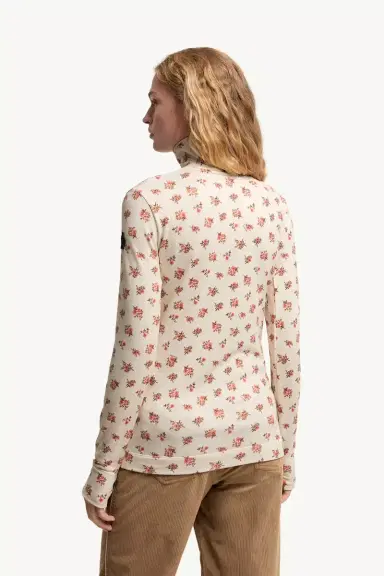 Moncler Grenoble Floral Print Turtleneck | Thumbnail 6 Moncler Grenoble Floral Print Turtleneck | Thumbnail 6