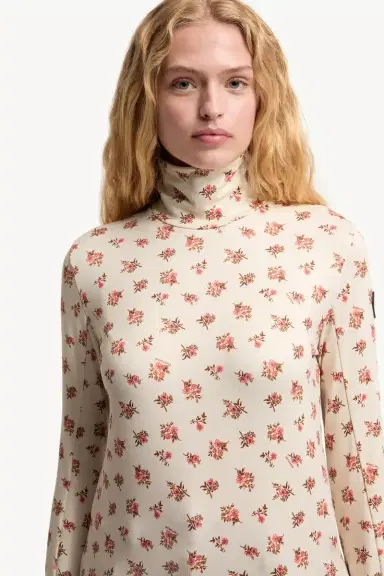 Moncler Grenoble Floral Print Turtleneck | Thumbnail 7 Moncler Grenoble Floral Print Turtleneck | Thumbnail 7