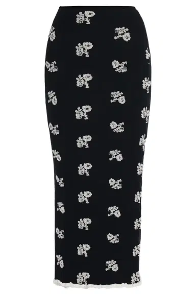 Erdem Floral Jacquard Midi Skirt | Thumbnail 1 Erdem Floral Jacquard Midi Skirt | Thumbnail 1