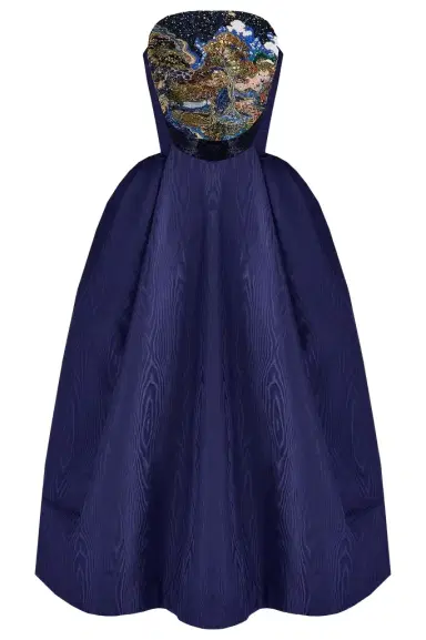 Mary Katrantzou Etta Embellished Landscape Strapless Dress | Thumbnail 1 Mary Katrantzou Etta Embellished Landscape Strapless Dress | Thumbnail 1