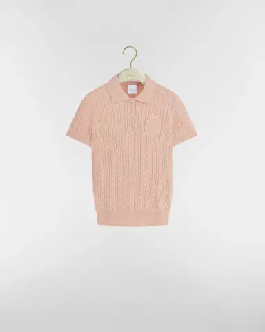 Dior Dior Médaillon Embroidered Short-Sleeved Sweater | Thumbnail 2 Dior Dior Médaillon Embroidered Short-Sleeved Sweater | Thumbnail 2