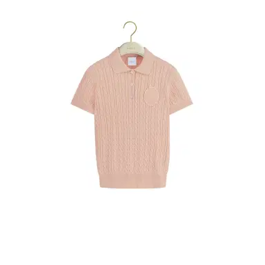Dior Dior Médaillon Embroidered Short-Sleeved Sweater | Thumbnail 1 Dior Dior Médaillon Embroidered Short-Sleeved Sweater | Thumbnail 1