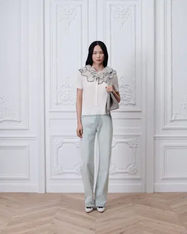 Dior Sweater with Ruffled Collar | Thumbnail 2 Dior Sweater with Ruffled Collar | Thumbnail 2