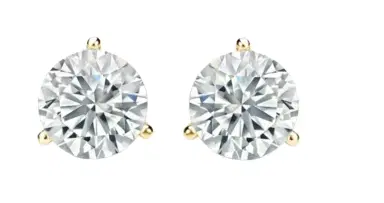 Wish Fine Jewelry 2.0ct Lab Grown Diamond 10K Gold Illusion Stud Earrings | Thumbnail 1 Wish Fine Jewelry 2.0ct Lab Grown Diamond 10K Gold Illusion Stud Earrings | Thumbnail 1