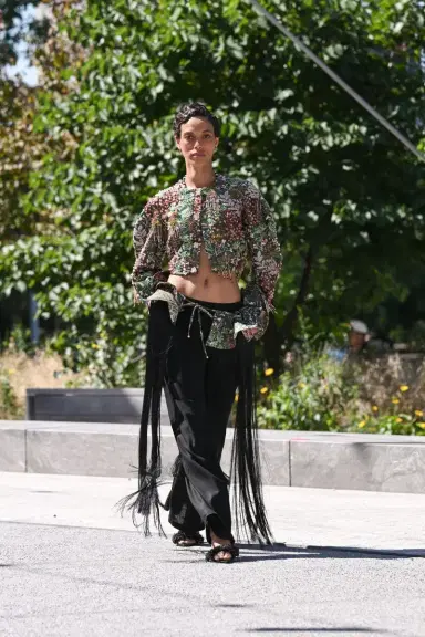 PatBo THE BLACK FRINGE PANTS (RUNWAY) | Thumbnail 1 PatBo THE BLACK FRINGE PANTS (RUNWAY) | Thumbnail 1