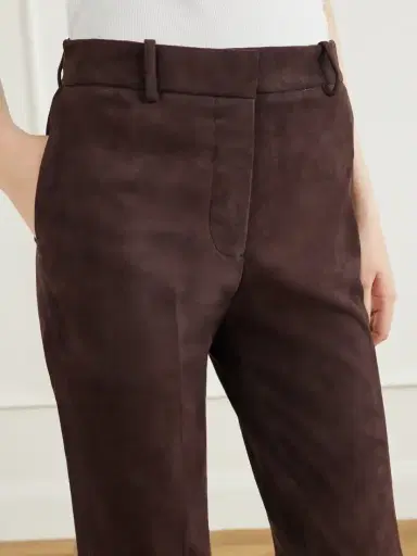 Joseph New Coleman Paneled Suede Mid-rise Slim-fit Pants | Thumbnail 5 Joseph New Coleman Paneled Suede Mid-rise Slim-fit Pants | Thumbnail 5
