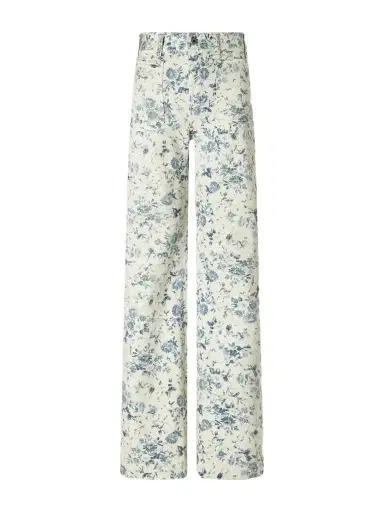 RRL Floral-print High-rise Straight-leg Jeans | Thumbnail 1 RRL Floral-print High-rise Straight-leg Jeans | Thumbnail 1