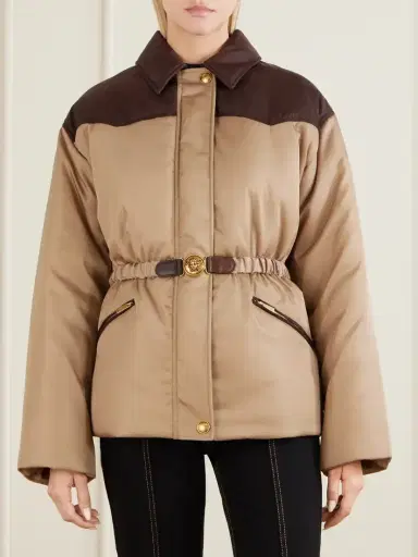 Versace Belted Padded Shell Jacket | Thumbnail 3 Versace Belted Padded Shell Jacket | Thumbnail 3