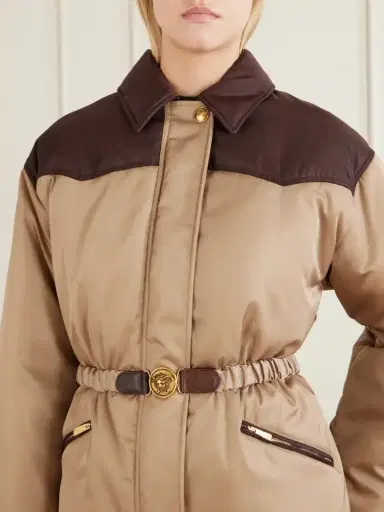 Versace Belted Padded Shell Jacket | Thumbnail 5 Versace Belted Padded Shell Jacket | Thumbnail 5