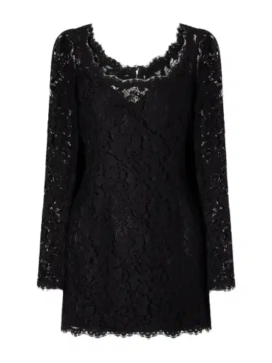 Dolce & Gabbana Corded Lace Mini Dress | Thumbnail 1 Dolce & Gabbana Corded Lace Mini Dress | Thumbnail 1