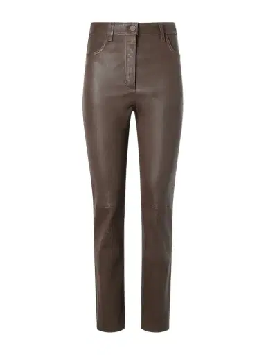 Joseph Duke Leather Cropped Flared Pants | Thumbnail 1 Joseph Duke Leather Cropped Flared Pants | Thumbnail 1