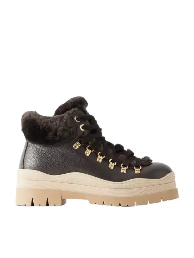 Arosa 9 Shearling-trimmed Leather Ankle Boots Arosa 9 Shearling-trimmed Leather Ankle Boots