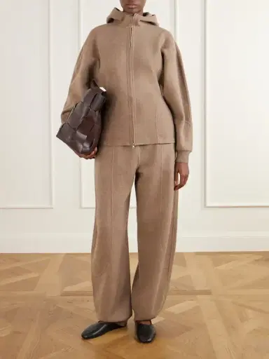Max Mara Filtro Hooded Wool And Cashmere-blend Zip-up Cardigan | Thumbnail 2 Max Mara Filtro Hooded Wool And Cashmere-blend Zip-up Cardigan | Thumbnail 2