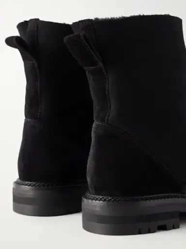 Manolo Blahnik Tomosa 10 Shearling-trimmed Suede Ankle Boots | Thumbnail 5 Manolo Blahnik Tomosa 10 Shearling-trimmed Suede Ankle Boots | Thumbnail 5