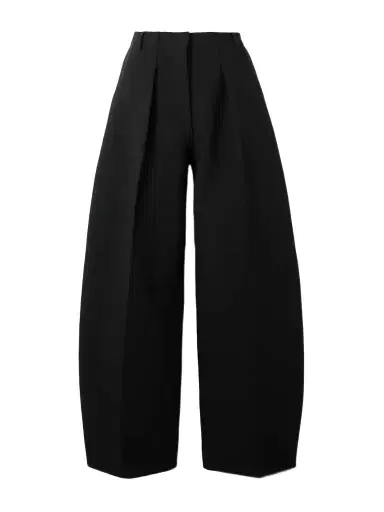 Jacquemus The Ovalo Pleated Crepe Pants | Thumbnail 1 Jacquemus The Ovalo Pleated Crepe Pants | Thumbnail 1