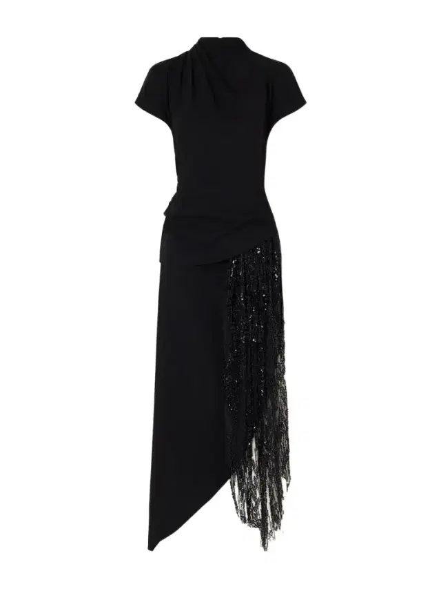 Effie Bead-embellished Crepe Midi Dress Effie Bead-embellished Crepe Midi Dress