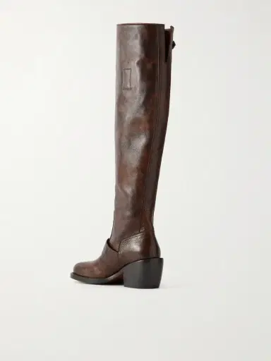Dries Van Noten Leather Over-the-knee Boots | Thumbnail 3 Dries Van Noten Leather Over-the-knee Boots | Thumbnail 3