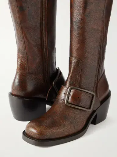 Dries Van Noten Leather Over-the-knee Boots | Thumbnail 5 Dries Van Noten Leather Over-the-knee Boots | Thumbnail 5