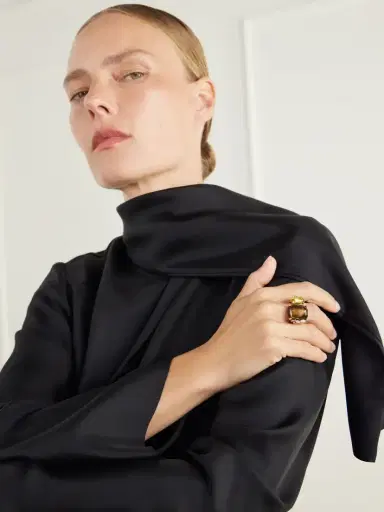 OLE LYNGGAARD COPENHAGEN Boho 18-karat Gold, Quartz, Tourmaline And Diamond Ring | Thumbnail 5 OLE LYNGGAARD COPENHAGEN Boho 18-karat Gold, Quartz, Tourmaline And Diamond Ring | Thumbnail 5