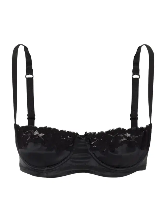Lace-trimmed Silk-blend Balconette Bra Lace-trimmed Silk-blend Balconette Bra