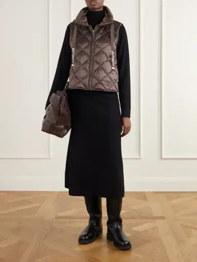 Max Mara Tregic Quilted Shell Down Vest | Thumbnail 2 Max Mara Tregic Quilted Shell Down Vest | Thumbnail 2