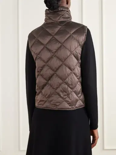 Max Mara Tregic Quilted Shell Down Vest | Thumbnail 4 Max Mara Tregic Quilted Shell Down Vest | Thumbnail 4