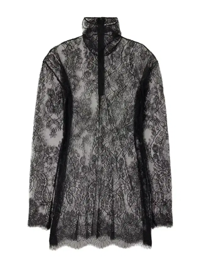 Chantilly Lace Turtleneck Blouse Chantilly Lace Turtleneck Blouse