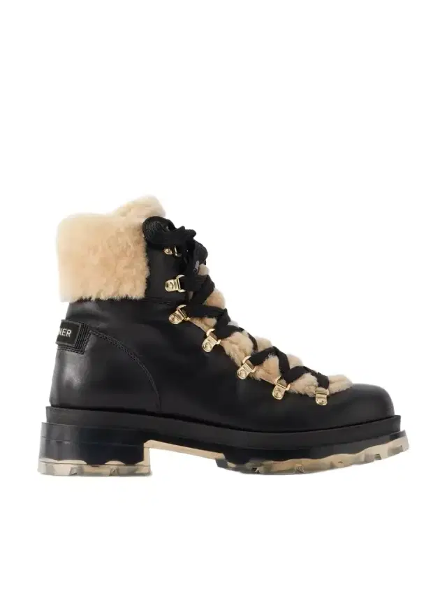 Swansea 9 Shearling-trimmed Leather Ankle Boots Swansea 9 Shearling-trimmed Leather Ankle Boots