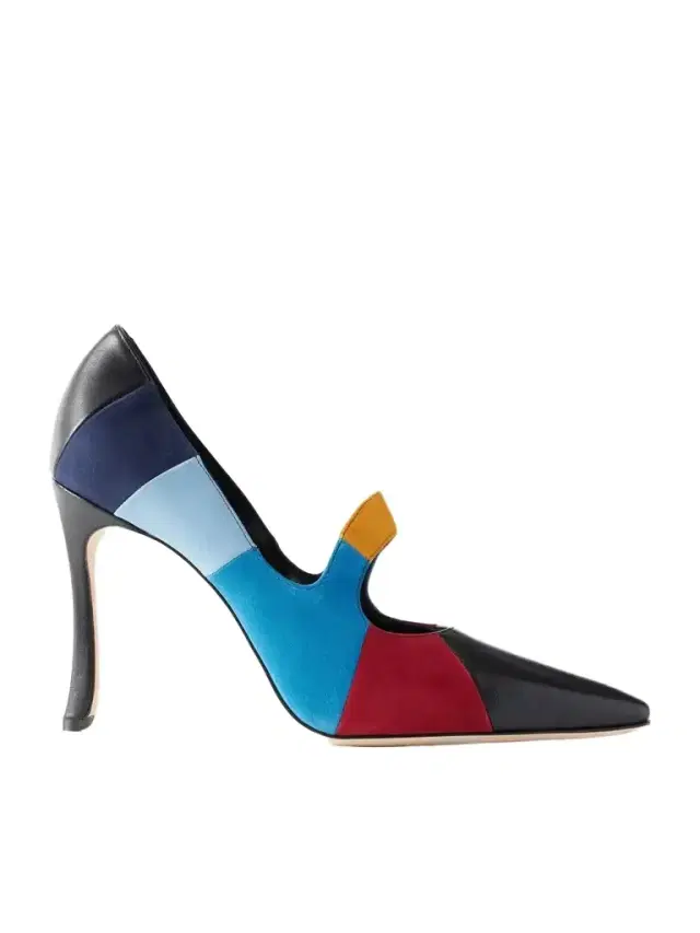 Difusa 105 Suede And Leather Pumps Difusa 105 Suede And Leather Pumps