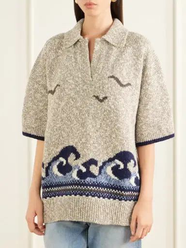 Polo Ralph Lauren Intarsia-knit Cotton And Wool-blend Sweater | Thumbnail 3 Polo Ralph Lauren Intarsia-knit Cotton And Wool-blend Sweater | Thumbnail 3
