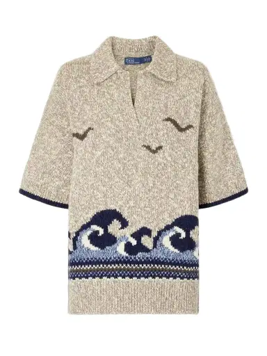 Polo Ralph Lauren Intarsia-knit Cotton And Wool-blend Sweater | Thumbnail 1 Polo Ralph Lauren Intarsia-knit Cotton And Wool-blend Sweater | Thumbnail 1