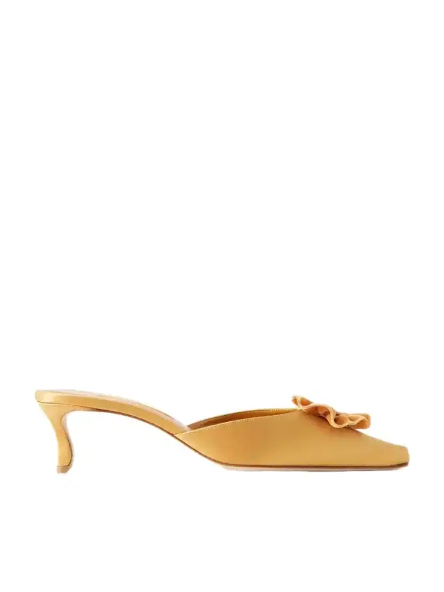 Caulon 50 Velvet-trimmed Satin Pumps Caulon 50 Velvet-trimmed Satin Pumps