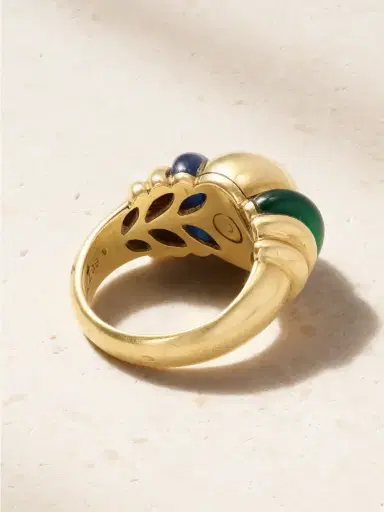 Stephanie Windsor + Boucheron Vintage 1970s Gold Enamel Ring | Thumbnail 3 Stephanie Windsor + Boucheron Vintage 1970s Gold Enamel Ring | Thumbnail 3
