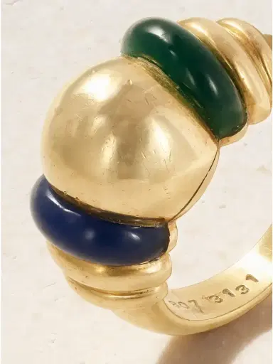 Stephanie Windsor + Boucheron Vintage 1970s Gold Enamel Ring | Thumbnail 4 Stephanie Windsor + Boucheron Vintage 1970s Gold Enamel Ring | Thumbnail 4