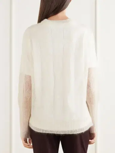 Joseph Delfina Mohair And Silk-blend Sweater | Thumbnail 4 Joseph Delfina Mohair And Silk-blend Sweater | Thumbnail 4