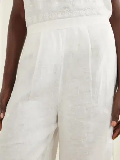 Eres Albatre Embroidered Linen Straight-leg Pants | Thumbnail 5 Eres Albatre Embroidered Linen Straight-leg Pants | Thumbnail 5