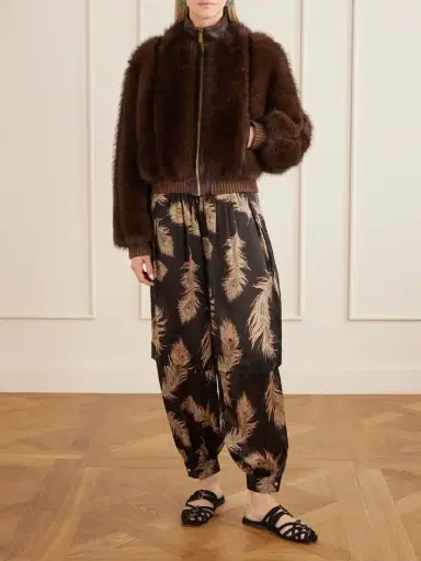 Zimmermann Valiant Plush Bomber Jacket | Thumbnail 2 Zimmermann Valiant Plush Bomber Jacket | Thumbnail 2