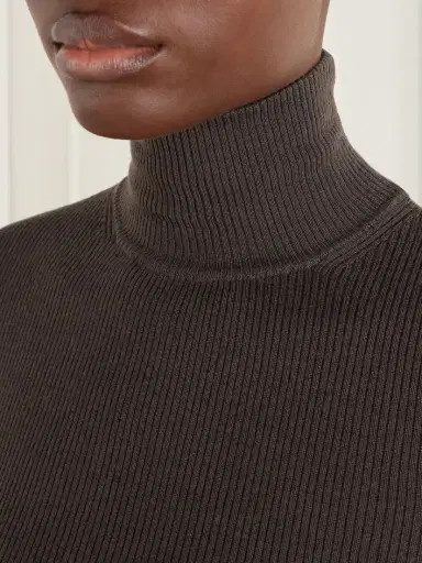 Max Mara Cavallo Ribbed Wool Turtleneck | Thumbnail 5 Max Mara Cavallo Ribbed Wool Turtleneck | Thumbnail 5
